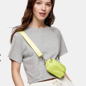 Topshop Raglan Crop T-Shirt